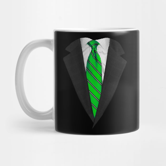 Green Suit Up! Realistic Suit and Tie Costume for Business Casual by ChattanoogaTshirt